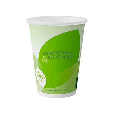 Gobelet carton compostable et recyclable