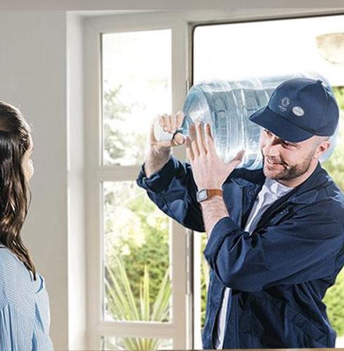 Livreur bouteilles d'eau consignées pour particuliers