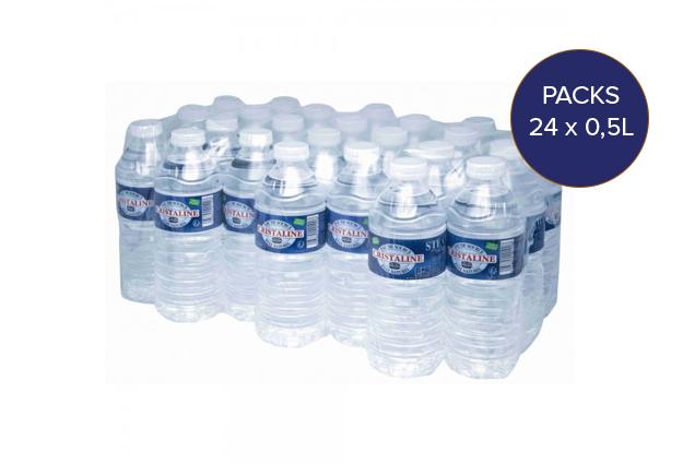 Pack d'eau de source 0,5L pour entreprises