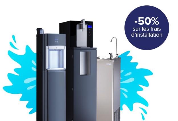 Fontaine à Eau Filtrante Sur Réseau Pour Entreprise